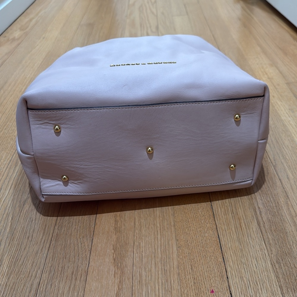 Dooney & Bourke Flynn Leather Tote Bag in Blush color - Picture 8 of 11